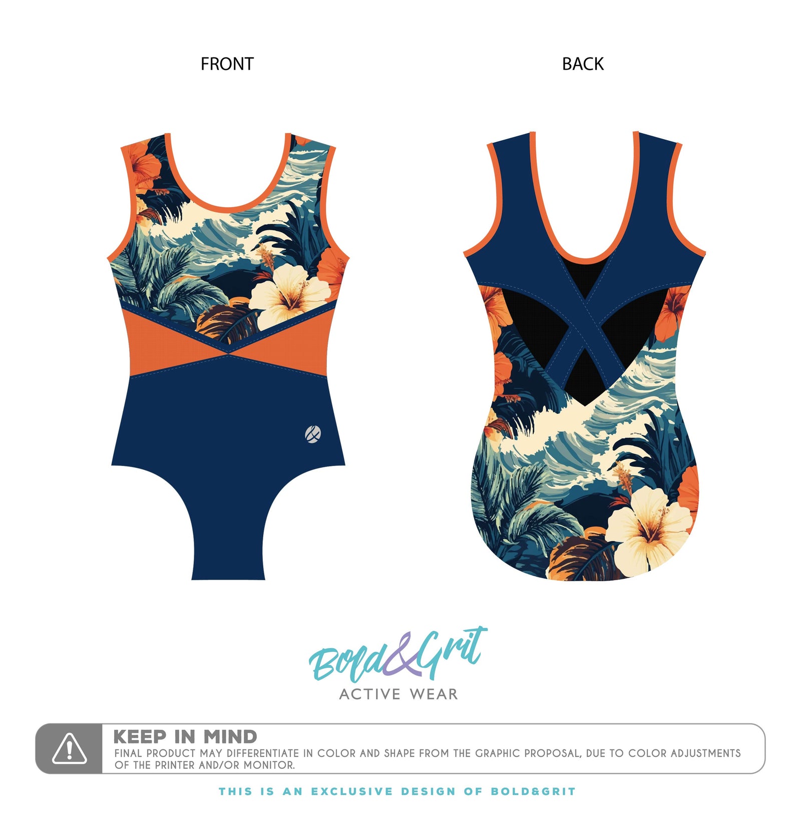 Trusa de Gimnasia Aloha Surf