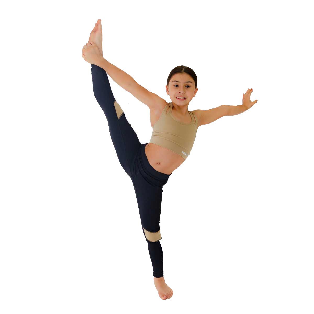 LEGGINS DORADOS ENERGY PARA NIÑA