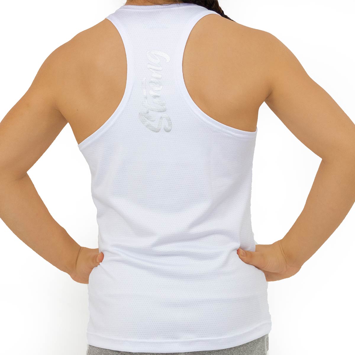 CAMISETA SIN MANGAS COLOR BLANCA PARA NIÑA