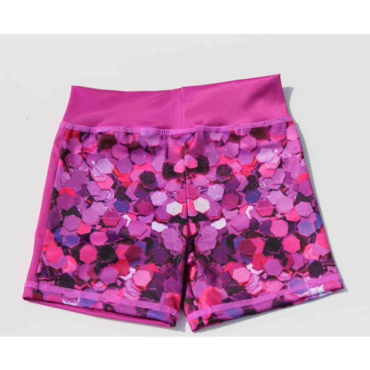 SHORTS PINK SPANGLE PARA NIÑA-LOVE
