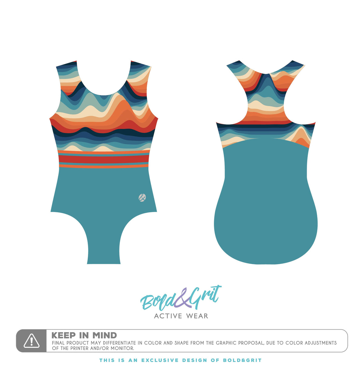 Trusa de Gimnasia Summer Waves