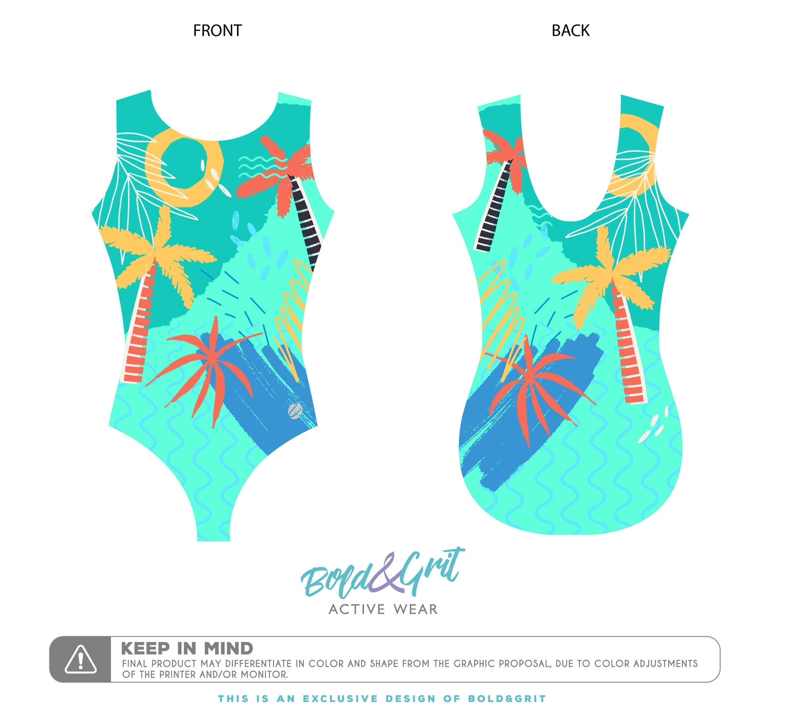 Tropical Breeze leotard 