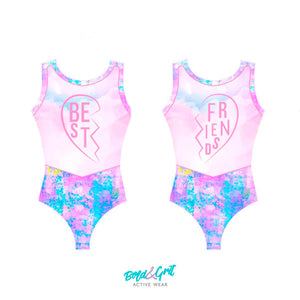 Trusa de gimnasia Best friends mitad izquierda