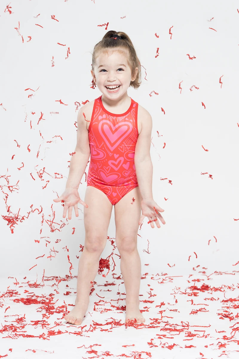 Trusa de gimnasia Graffiti Heart