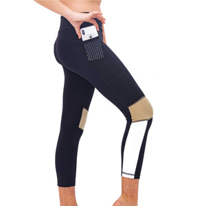 LEGGINS NEGRO CON DORADO PARA NIÑA