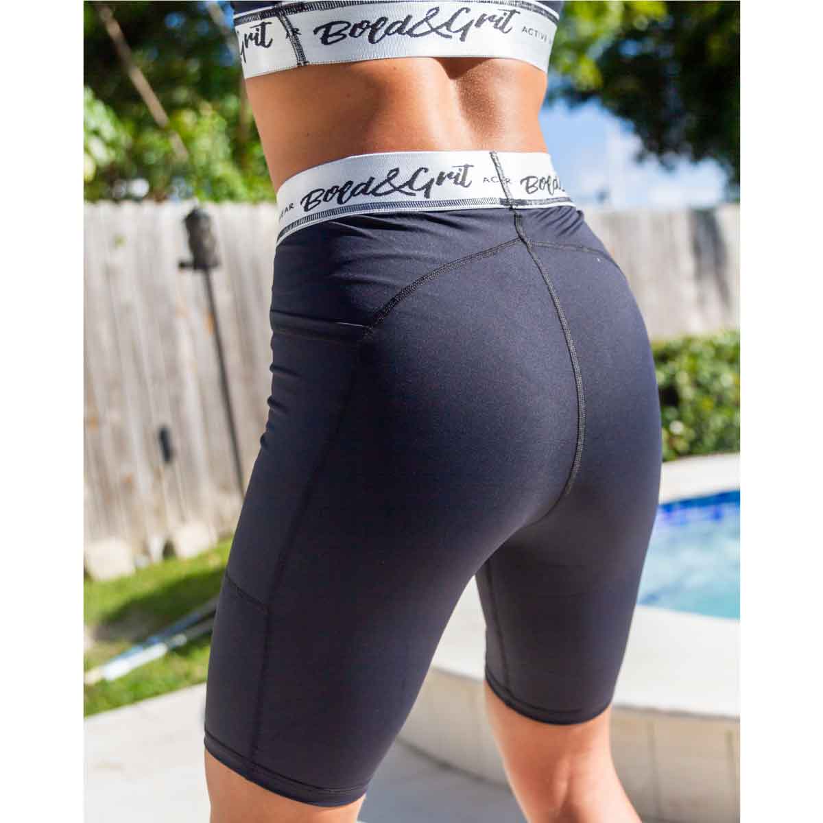 SHORT CICLISTA BELIEVE PARA MUJER NEGRO