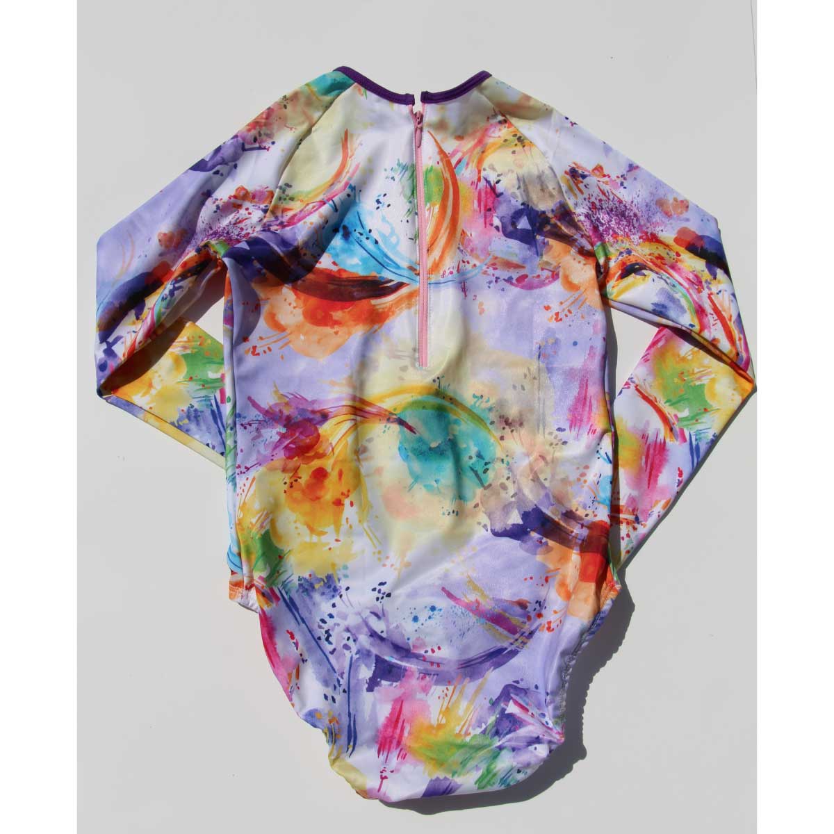 VESTIDO DE BAÑO MANGA LARGA MULTICOLORED