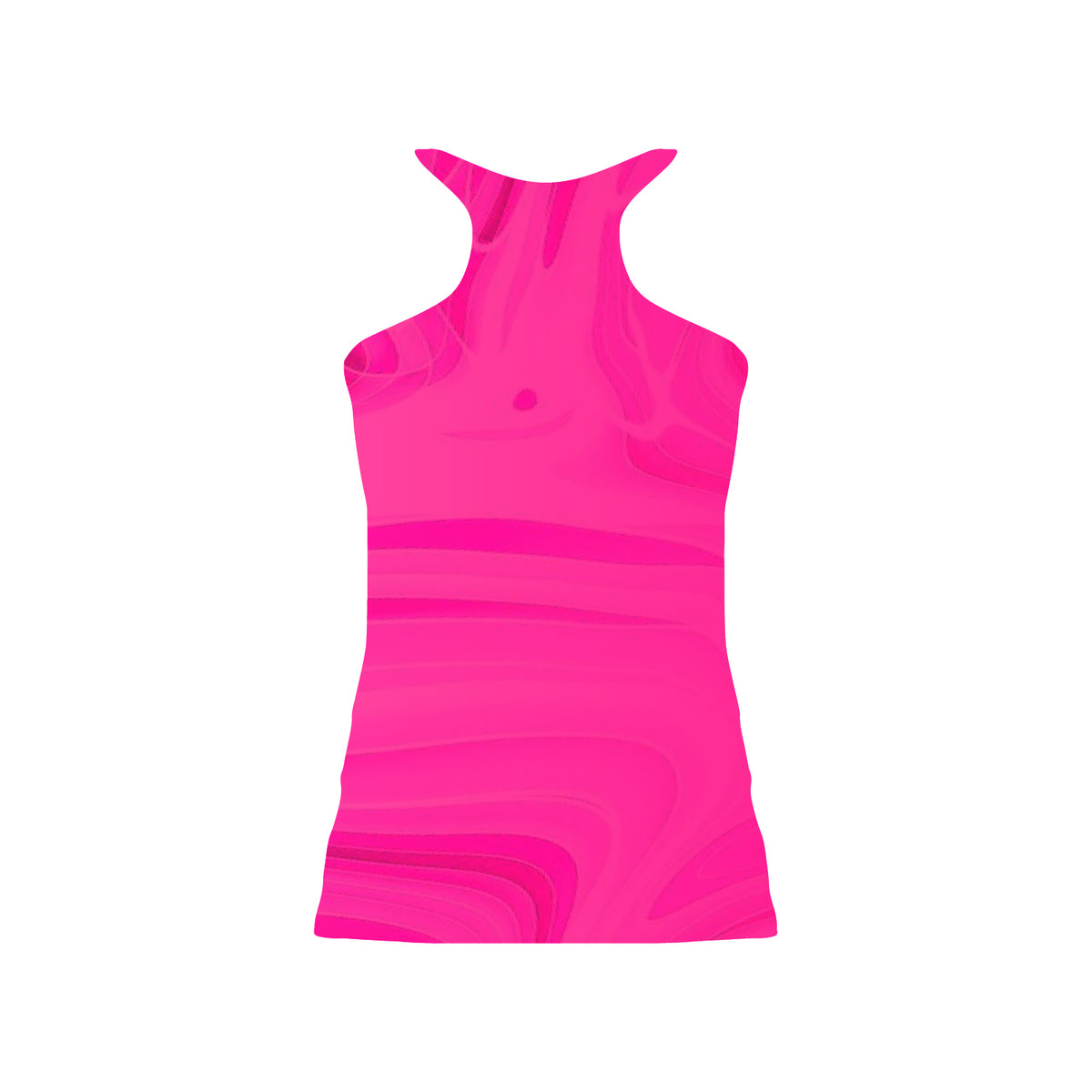 Camiseta sin magas Corazon Rosa de Concientización del Cancer de Mama